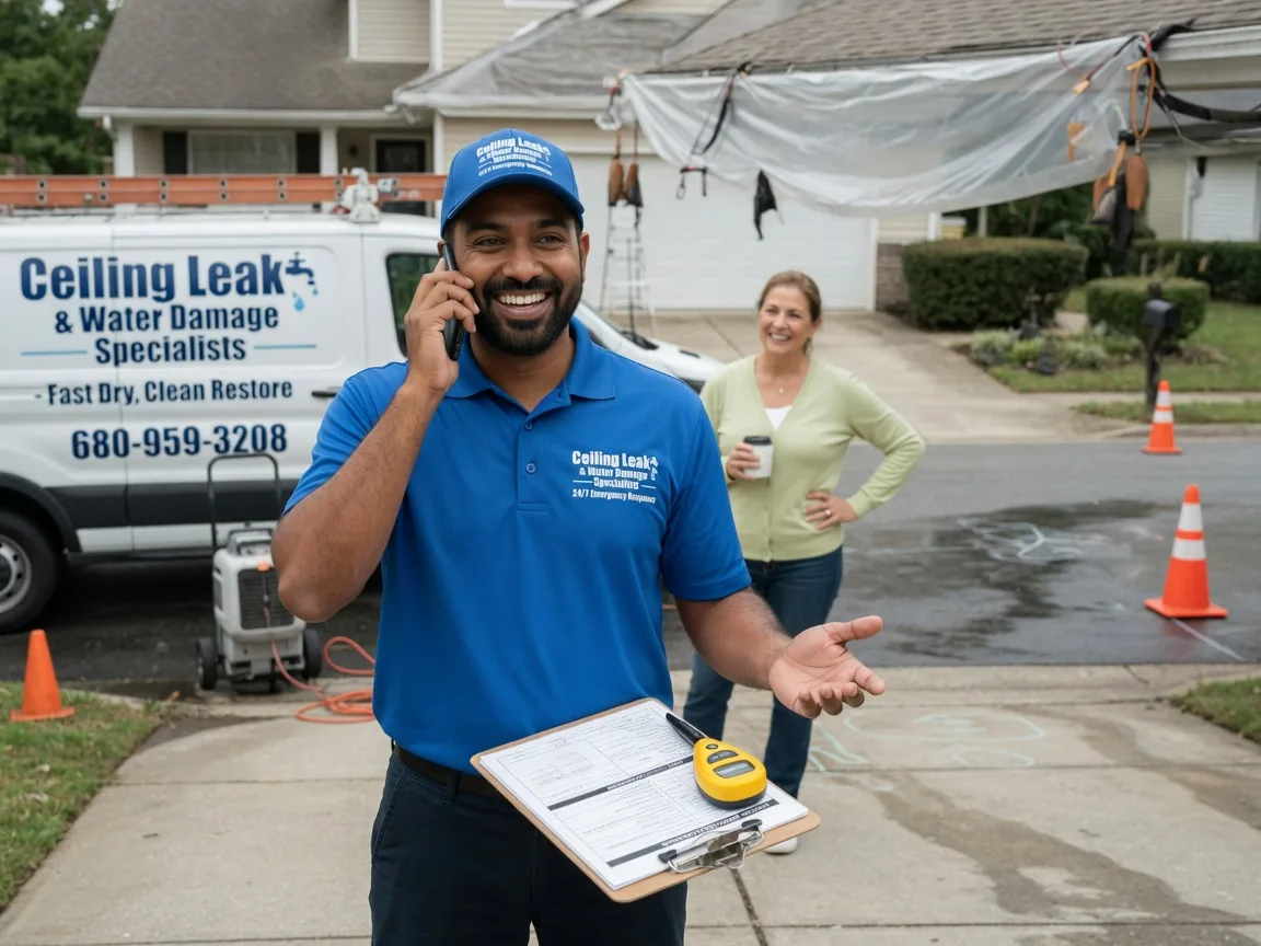 Ceiling Leak Cleanup Waxahachie, TX FAQs